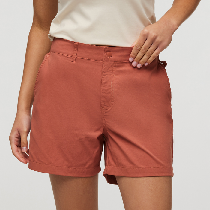Tolima Short - Women's, Faded Brick, Model Courtney