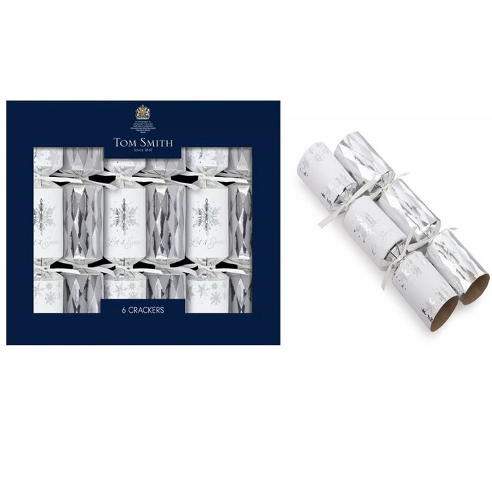 Tom Smith Crackers - 6X8" Silver Luxury Tree product image