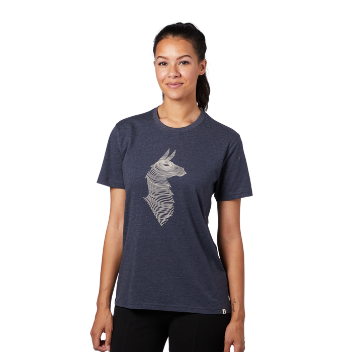 Topo Llama T-shirt - Women's, Graphite