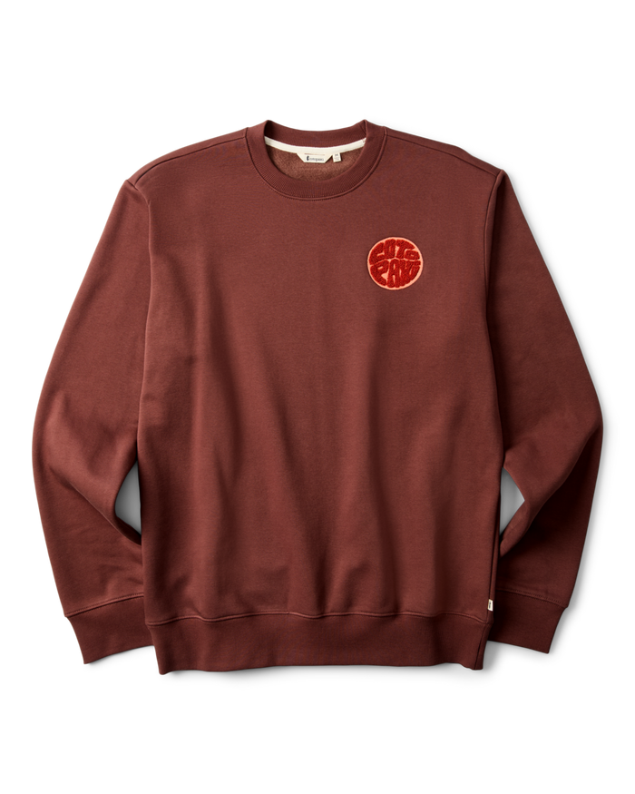 Trail To Sea Crew Sweatshirt - Men's, Sepia