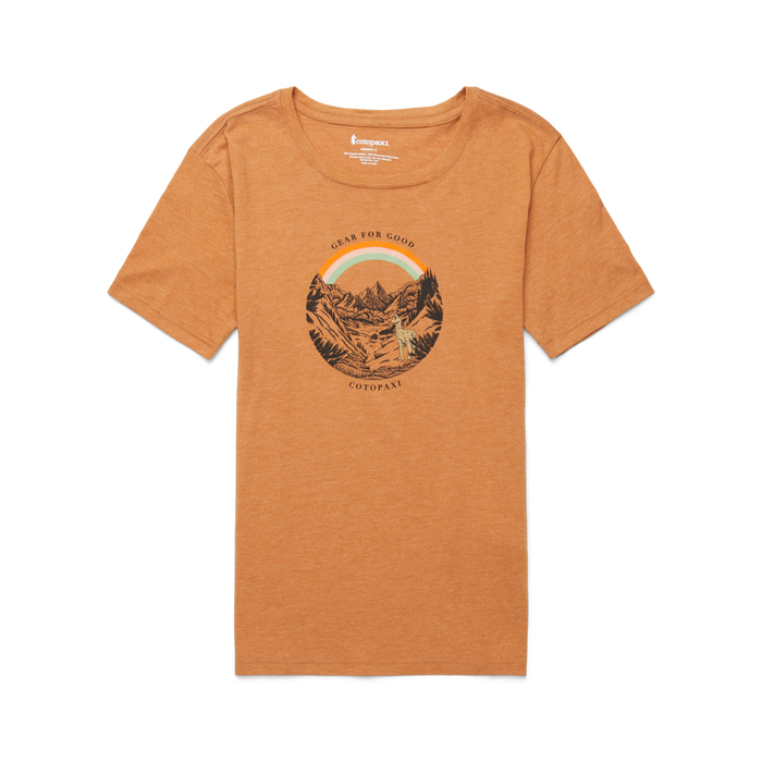 Traveling Llama T-Shirt - Women's, Saddle