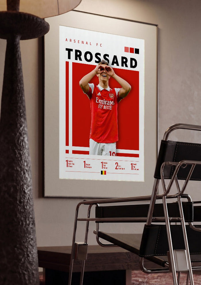 Trossard - Arsenal Football Poster