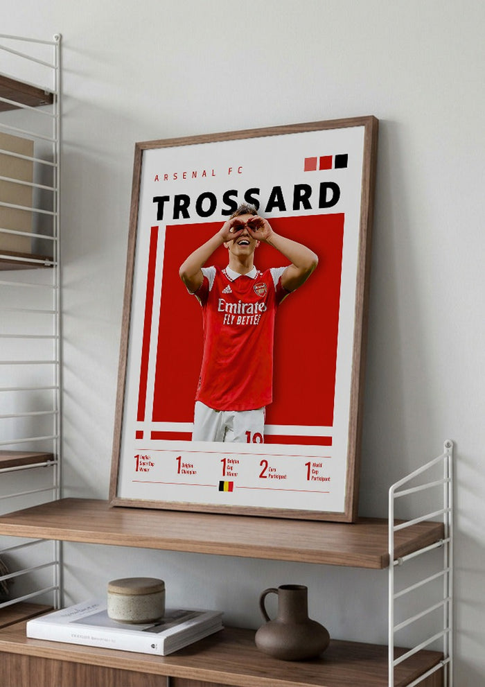 Trossard - Arsenal Football Poster
