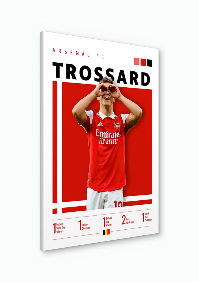 Trossard - Arsenal Football Poster