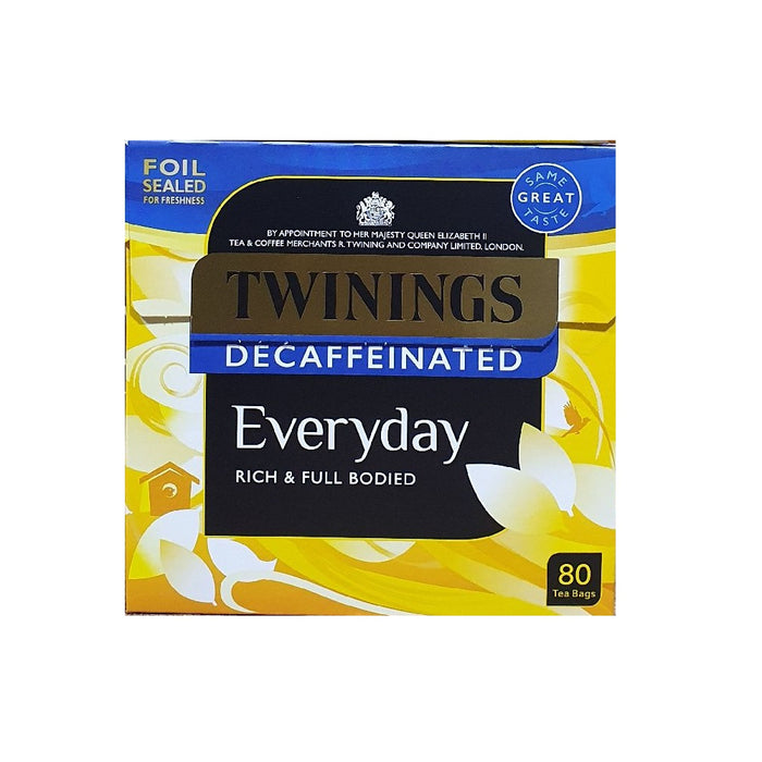 Twinings Everyday Decaffeinated 80 Tea Bags 250g product image