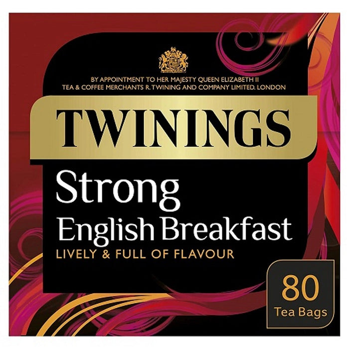 Twinings Strong English Breakfast, 80 Tea Bags product image