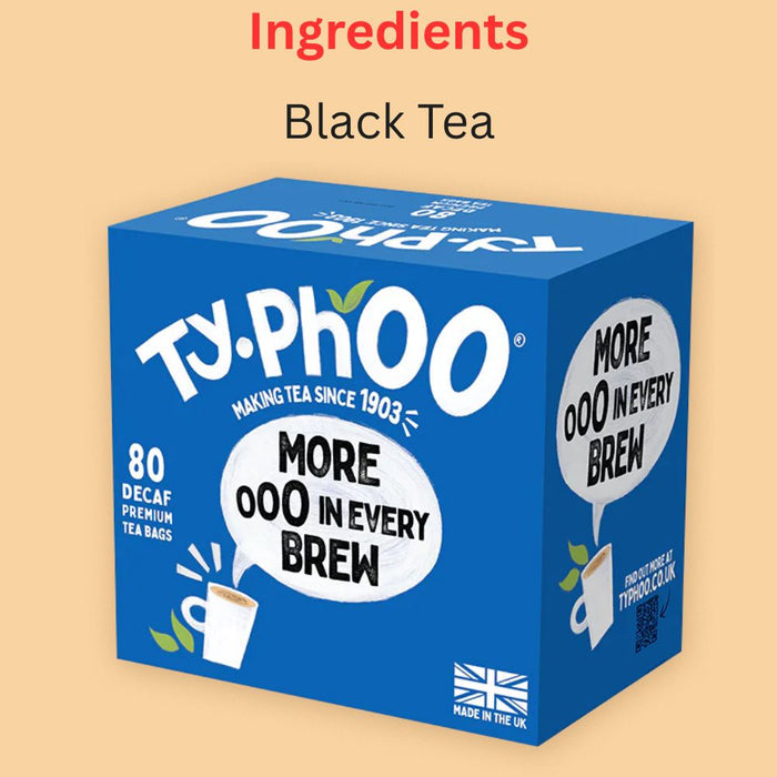Typhoo Decaf (More In Every Brew) 80 Premium Teabags