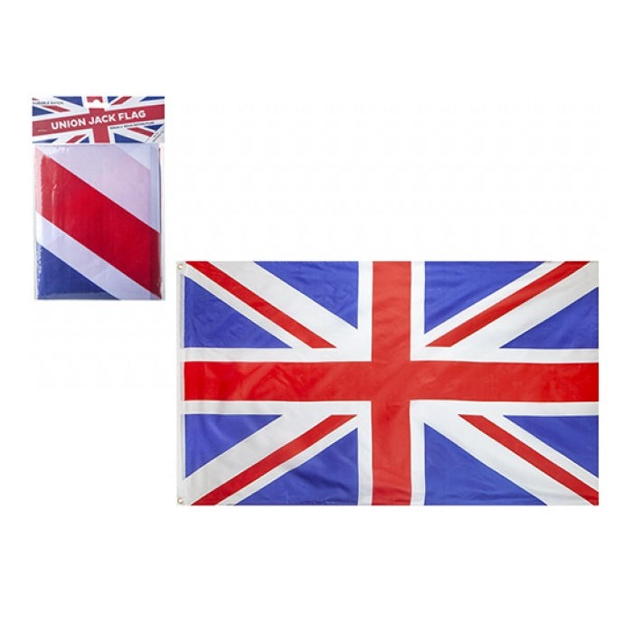 Union Jack Rayon Flag With Grommets product image