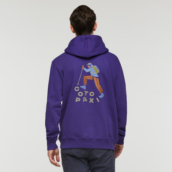 Up and Up Pullover Hoodie - Men's, Black Violet, Model Kellan