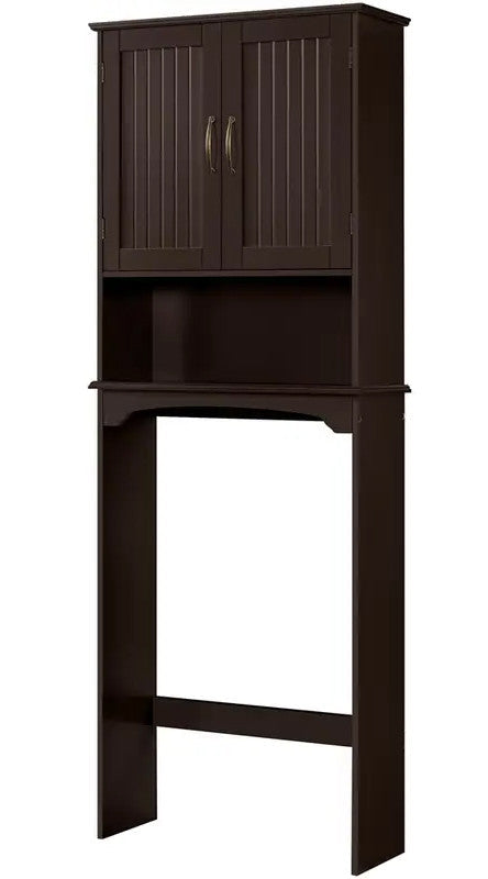 UPTIN Brown 25" x 66" Toilet Bathroom Rack (RTA)