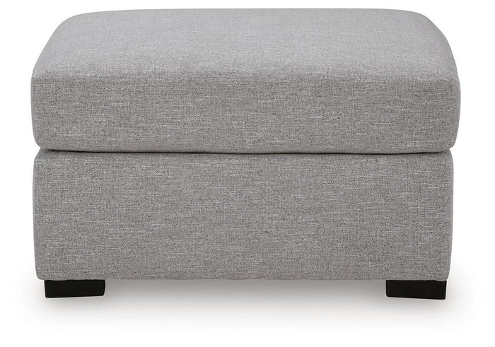 UrbanCrest - Oversized Accent Ottoman - Pewter