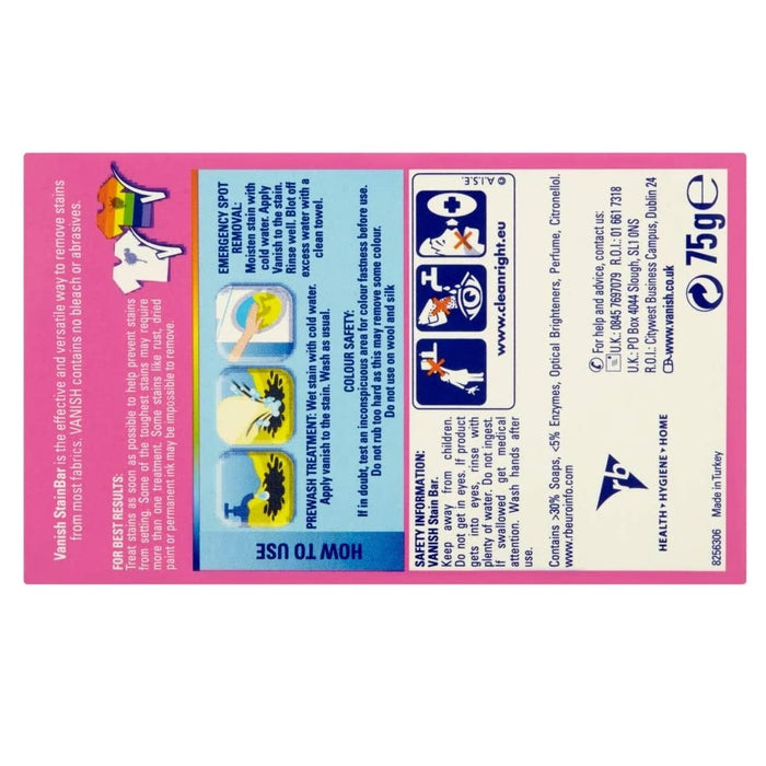 Vanish Stain Remover Bar - 75G
