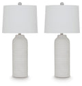 Vauville - Poly Table Lamp (Set of 2) - White