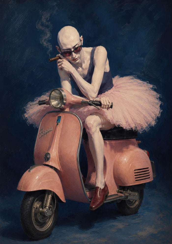 Vespa Ballerina poster by Martin Zen