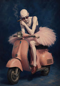Vespa Ballerina poster by Martin Zen