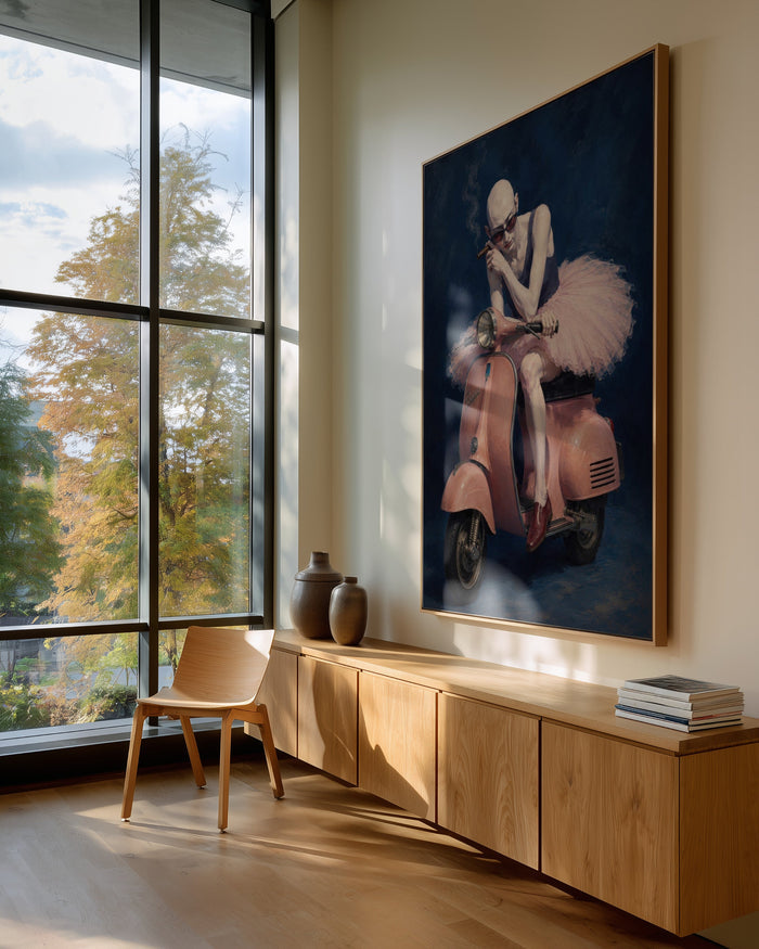 Vespa Ballerina by Martin Zen in interior setting