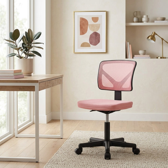 VIMOSE Pink 18" Wide Office Chair