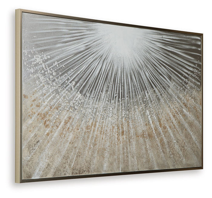 Waldard - Wall Art - Gray / Taupe / White