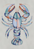 Watercolor Blue Lobster - Nikita Jariwala