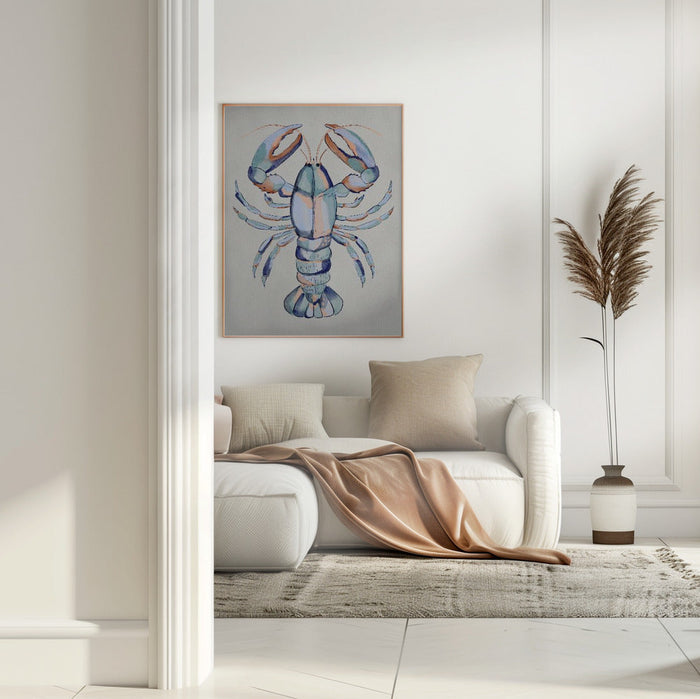 Watercolor Blue Lobster - Nikita Jariwala
