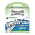 Wilkinson Sword Quattro Titanium Sensitive Razor Blades (8 Blades) product image