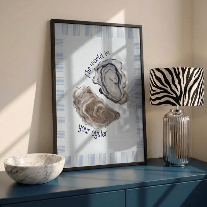 Your Oyster by Lisen Vennesland in interior setting