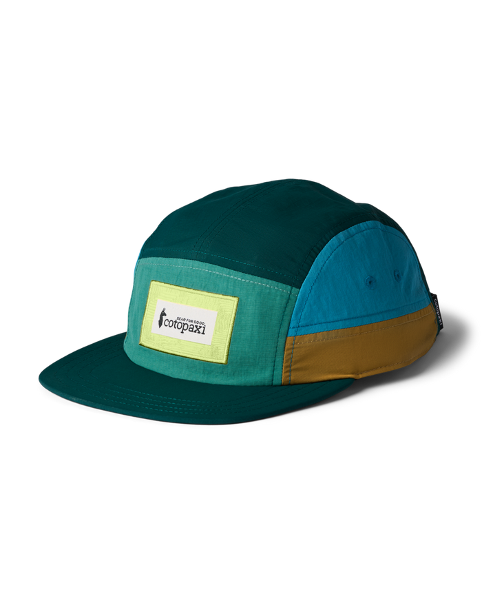 Zen Garden Tech 5-Panel Hat, Juniper/Deep Ocean
